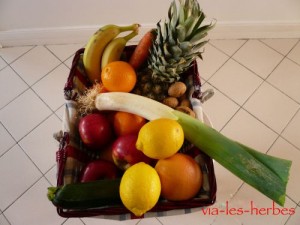 panier de fruits