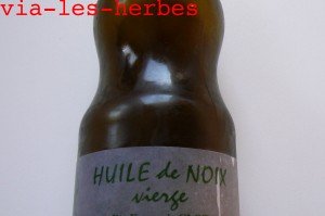 huile de noix vierge